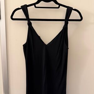 Bally Black V-Neck Dress